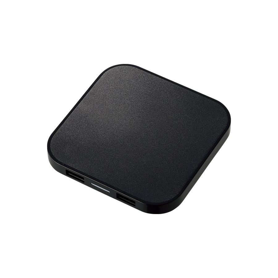 MARKLESS STYLE ワイヤレス充電器 スクエア 5W ブラック TS-1630-009 1個(ご注文単位1個)【直送品】