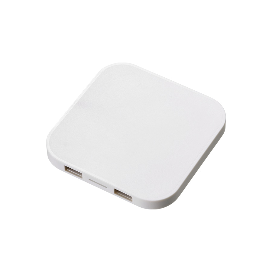 MARKLESS STYLE ワイヤレス充電器 スクエア 5W ホワイト TS-1630-044 1個(ご注文単位1個)【直送品】