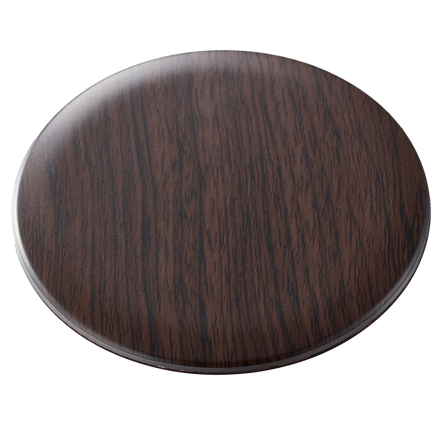 MARKLESS STYLE 木目調ワイヤレス充電器 ラウンド 10W ブラウン TS-1627-007 1個(ご注文単位1個)【直送品】