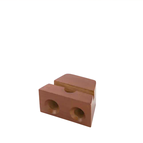 MARKLESS STYLE ラバーウッド スピーカースタンド ダブルホーン ダークウッド TS-1285-007 1個(ご注文単位1個)【直送品】