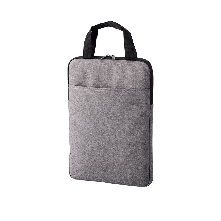 MARKLESS STYLE タテにしまえる PCバッグ グレー TS-1715-011 1個（ご注文単位1個）【直送品】