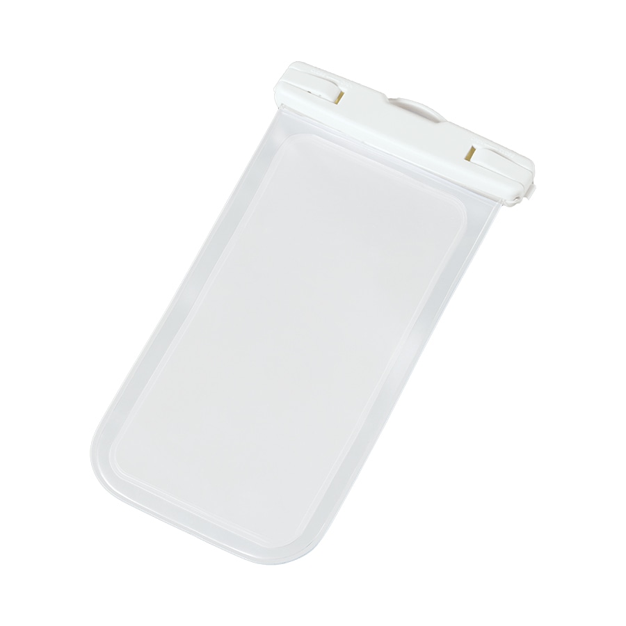MARKLESS STYLE モバイルウォータープルーフポーチ 6.7インチ ホワイト TS-1661-044 1個(ご注文単位1個)【直送品】
