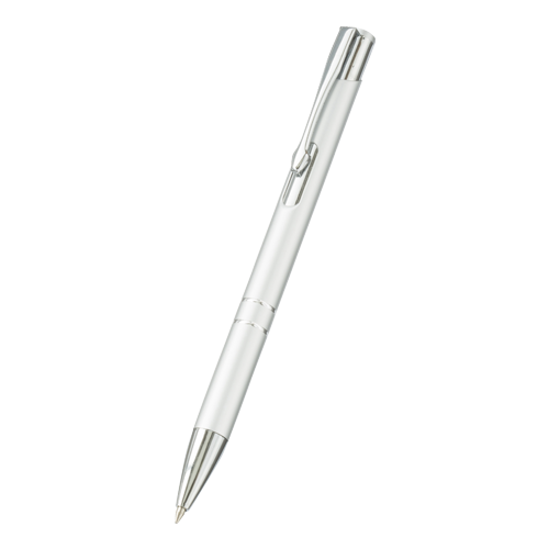 MARKLESS STYLE スタイリッシュ メタルボールペン シルバー TS-0987-005 1個（ご注文単位1個）【直送品】