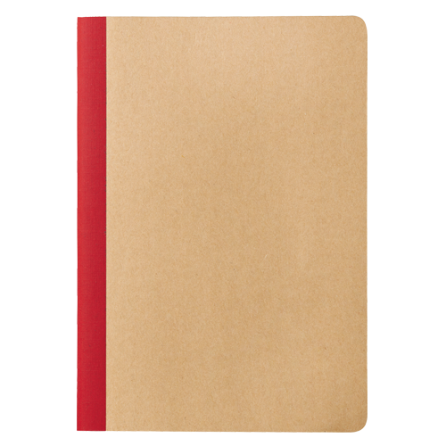 MARKLESS STYLE リサイクル A5ノート レッド TS-1542-002 1個（ご注文単位1個）【直送品】