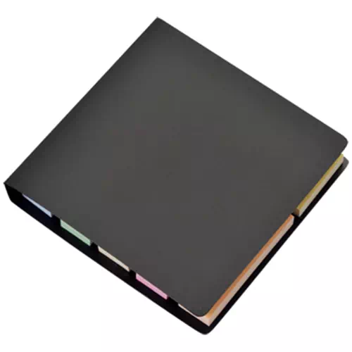 MARKLESS STYLE ブックメモ付箋 S リアルブラック TS-0496-009 1個（ご注文単位1個）【直送品】