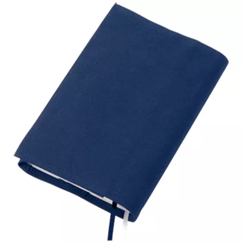 MARKLESS STYLE キャンバス ブックカバー ミッドナイトブルー TR-0278-006 1個（ご注文単位1個）【直送品】