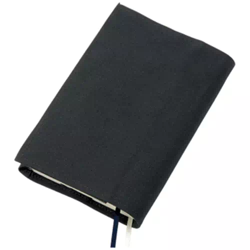 MARKLESS STYLE キャンバス ブックカバー ナイトブラック TR-0278-009 1個（ご注文単位1個）【直送品】