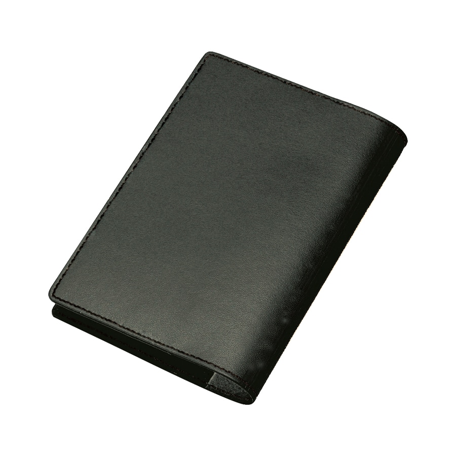 MARKLESS STYLE レザーブックカバー リアルブラック TS-0989-009 1個（ご注文単位1個）【直送品】