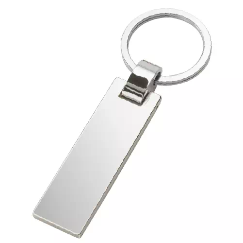 MARKLESS STYLE メタルプレートキーホルダー シャインシルバー TS-0326-005 1個（ご注文単位1個）【直送品】