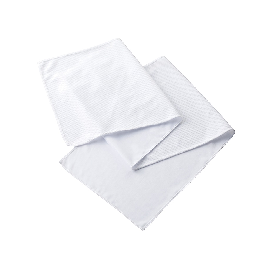 MARKLESS STYLE 涼感マフラータオル 巾着付 ホワイト TS-1379-044 1個（ご注文単位1個）【直送品】