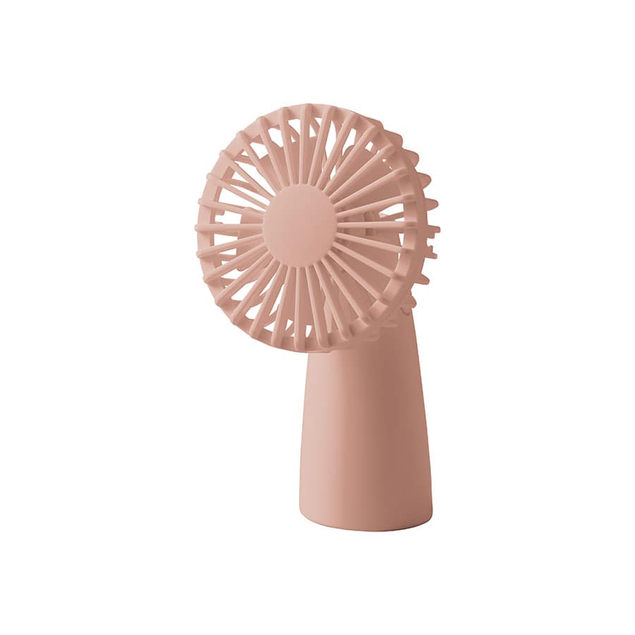 MARKLESS STYLE ポータブル首かけハンディファン ライトピンク TS-1718-030 1個（ご注文単位1個）【直送品】