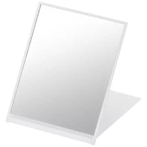 MARKLESS STYLE フロストスクエアミラー L フロストホワイト TM-0029-044 1個（ご注文単位1個）【直送品】