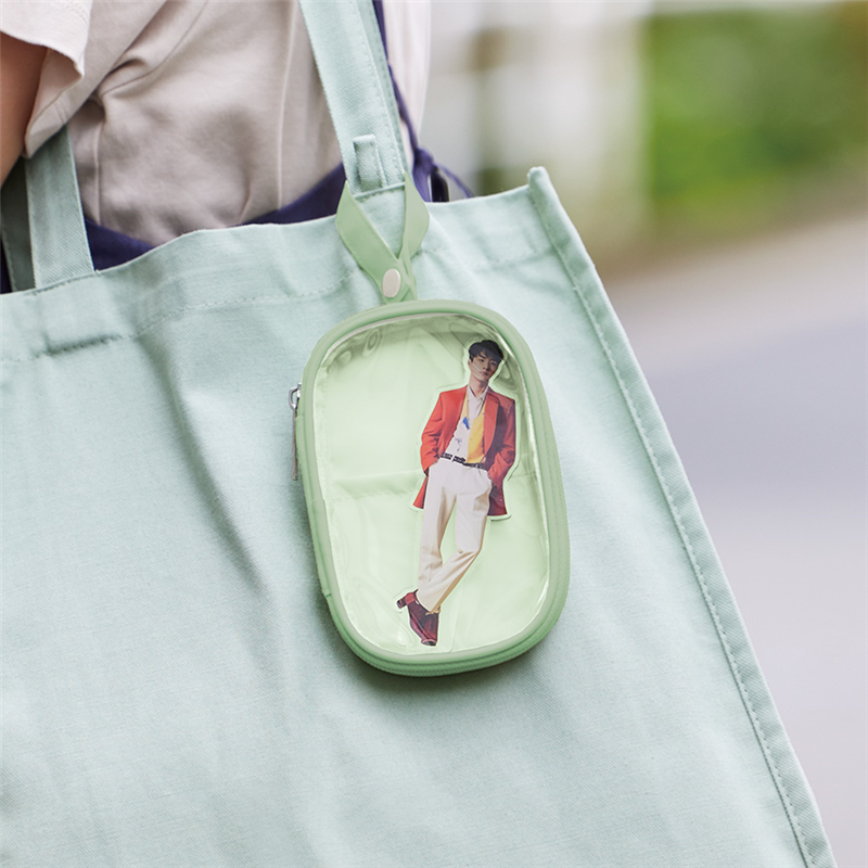 MARKLESS STYLE アクスタポーチ ホワイト TP-0018-044 1個（ご注文単位1個）【直送品】