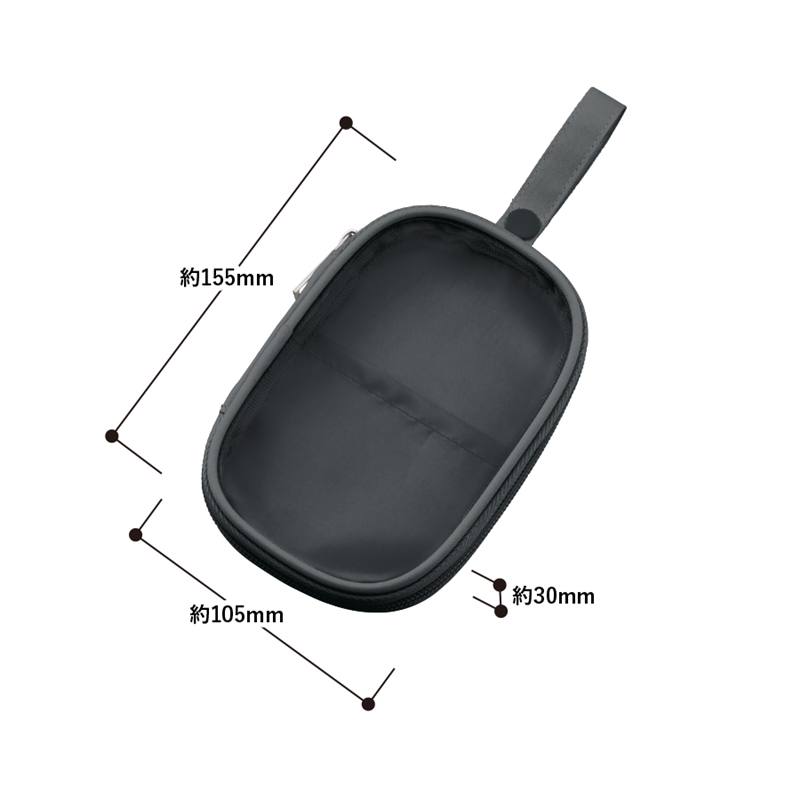 MARKLESS STYLE アクスタポーチ ライトピンク TP-0018-030 1個（ご注文単位1個）【直送品】