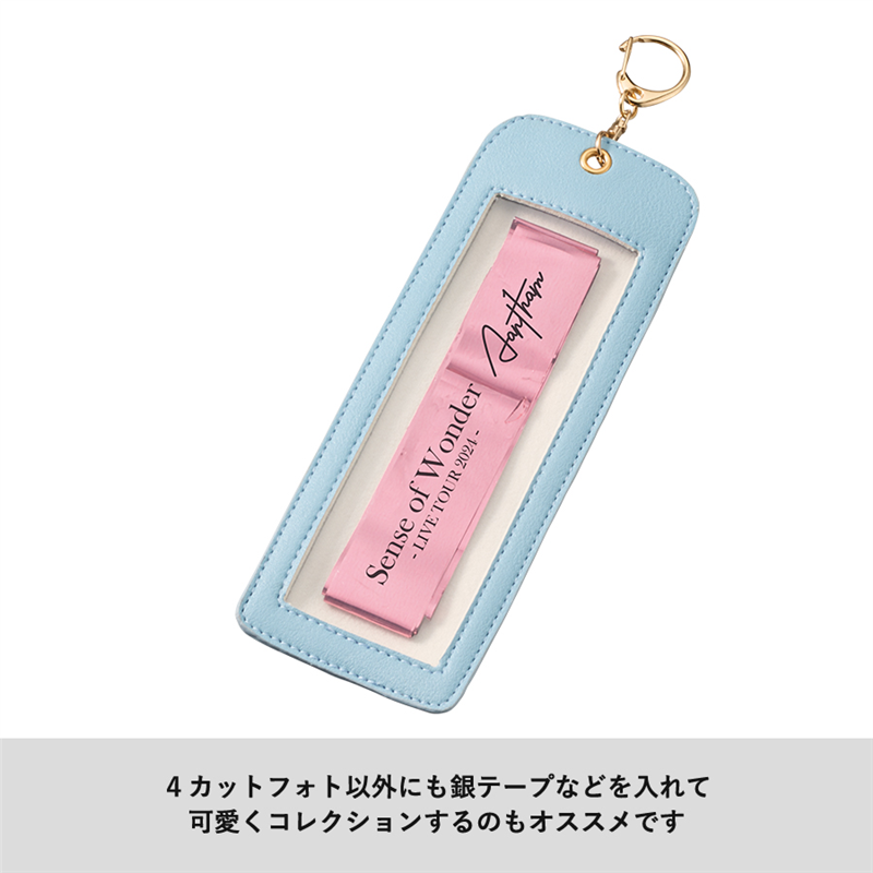 MARKLESS STYLE 4カットフォトキーホルダー レッド TX-0013-002 1個（ご注文単位1個）【直送品】