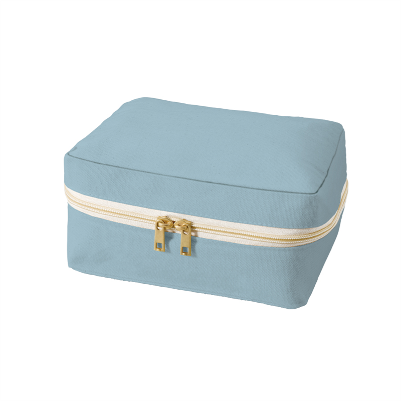 MARKLESS STYLE キャンバススクエアファスナーポーチ M SB TP-0010-038 1個(ご注文単位1個)【直送品】