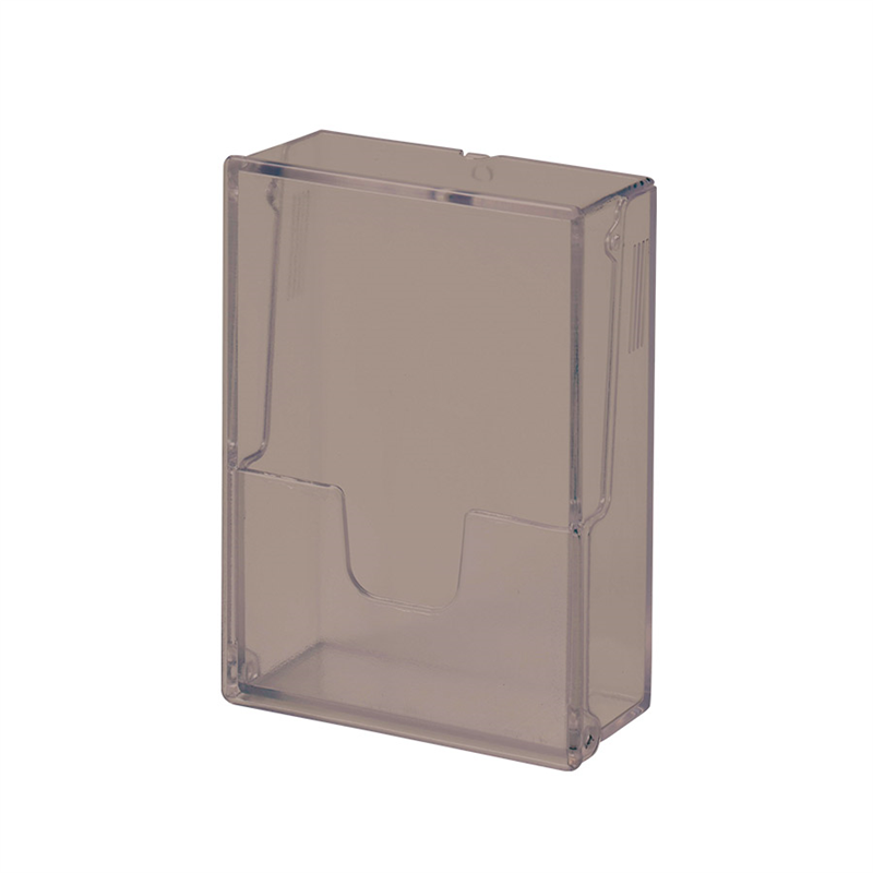 MARKLESS STYLE 全面印刷できるカードケース クリアブラック TX-0014-009 1個（ご注文単位1個）【直送品】