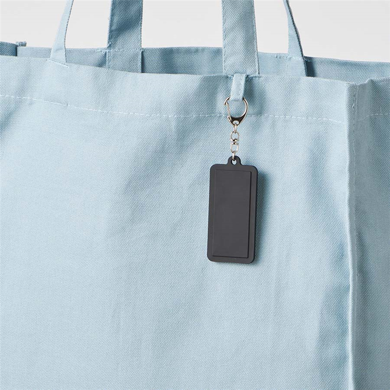 MARKLESS STYLE ラバーキーホルダー スクエア型 ブラック TX-0016-009 1個(ご注文単位1個)【直送品】