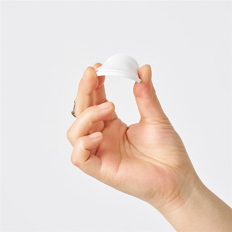 MARKLESS STYLE ラバーキーホルダー ラウンド型 ブラック TX-0017-009 1個(ご注文単位1個)【直送品】