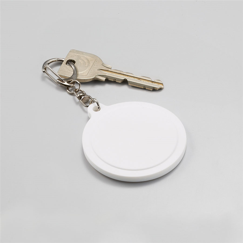 MARKLESS STYLE ラバーキーホルダー ラウンド型 ブラック TX-0017-009 1個(ご注文単位1個)【直送品】