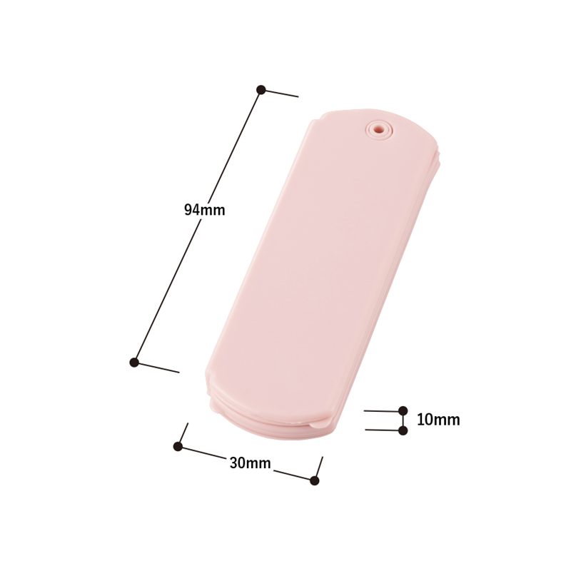 MARKLESS STYLE 折りたたみコーム ミラー付 ライトピンク TM-0074-040 1個(ご注文単位1個)【直送品】