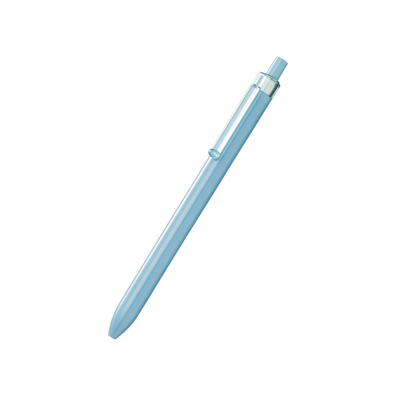 MARKLESS STYLE スケルトンクリップボールペン 再生ABS SB TF-0144-034 1個（ご注文単位10個）【直送品】