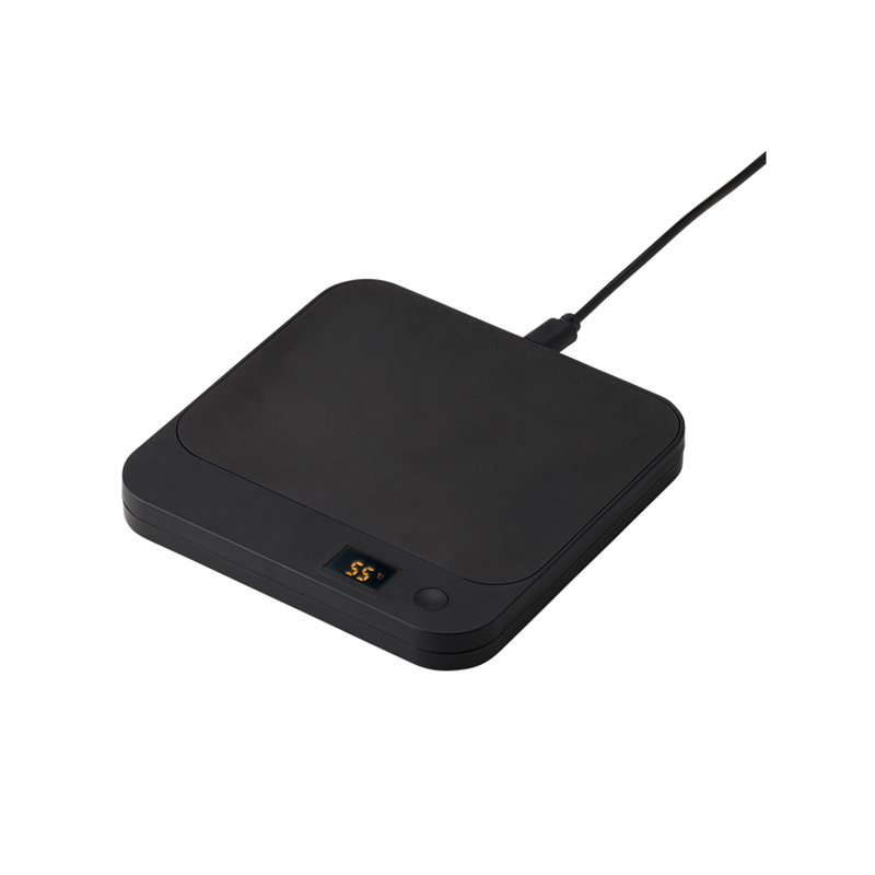 MARKLESS STYLE USBカップウォーマー ラウンド ブラック TD-0006-009 1個（ご注文単位1個）【直送品】