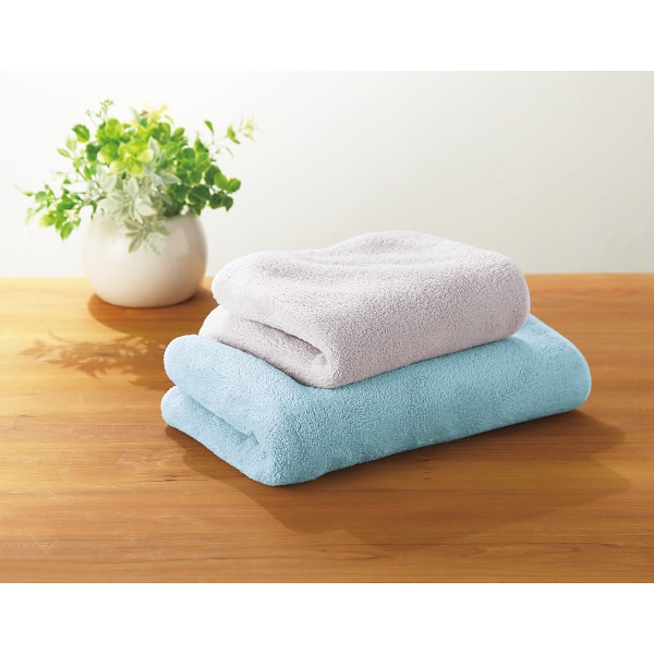 シャディ 生活時間を確保するタイパタオル　スリムバス・フェイスタオルセット 1個(ご注文単位1個)  【直送品】