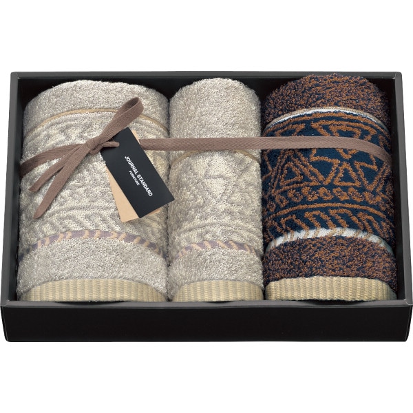 シャディ ジャーナル　スタンダード　ファニチャー　フェイスタオル・タオルチーフセット 1個(ご注文単位1個)  【直送品】