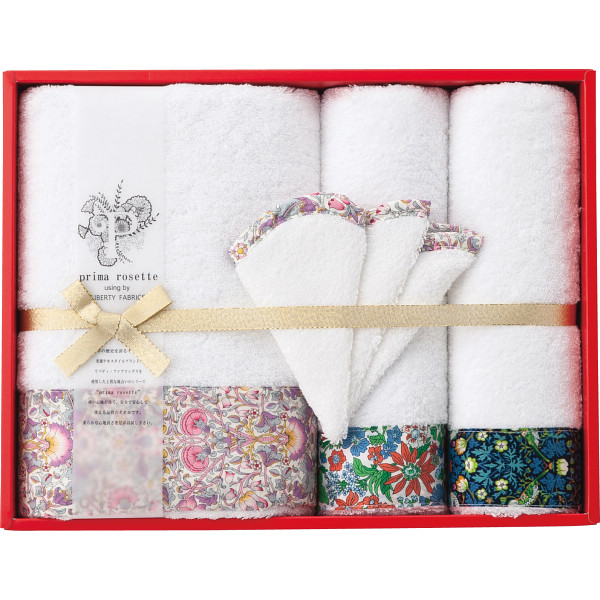 シャディ プリマロゼッタ　バス・フェイスタオル・ミニハンカチセット 1個(ご注文単位1個)  【直送品】