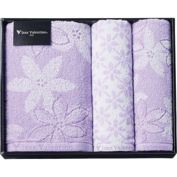 シャディ アイザック・バレンチノ バス・フェイスタオルセット 1個(ご注文単位1個) 【直送品】