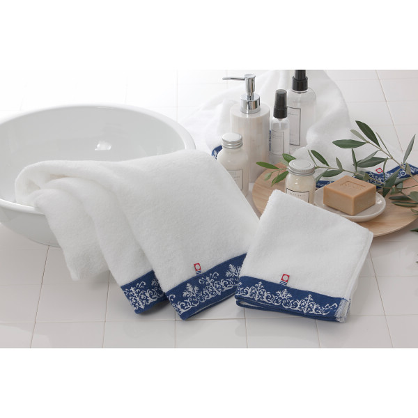 シャディ 今治　プレミアムホテル仕様　フェイス・ハンドタオルセット 1個(ご注文単位1個)  【直送品】