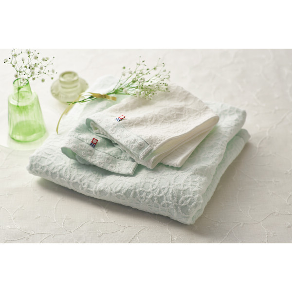 シャディ 今治かのん　バス・フェイス・ハンドタオルセット 1個(ご注文単位1個)  【直送品】