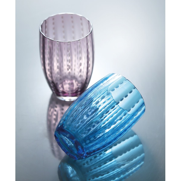 シャディ ザッフェラーノ　パール　ペアタンブラー　アクアマリン＆アメジスト 1個(ご注文単位1個)  【直送品】