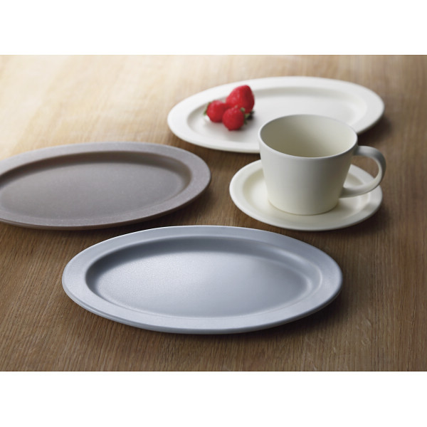 シャディ 作山窯　ＳＡＲＡ　オーバルプレート（１枚） 1個(ご注文単位1個)  【直送品】