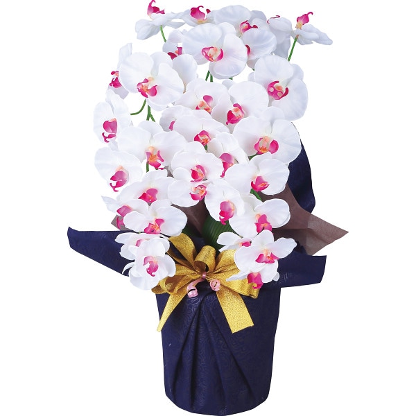 シャディ アーティフィシャルフラワー　大輪　３本立ち胡蝶蘭 1個(ご注文単位1個)  【直送品】