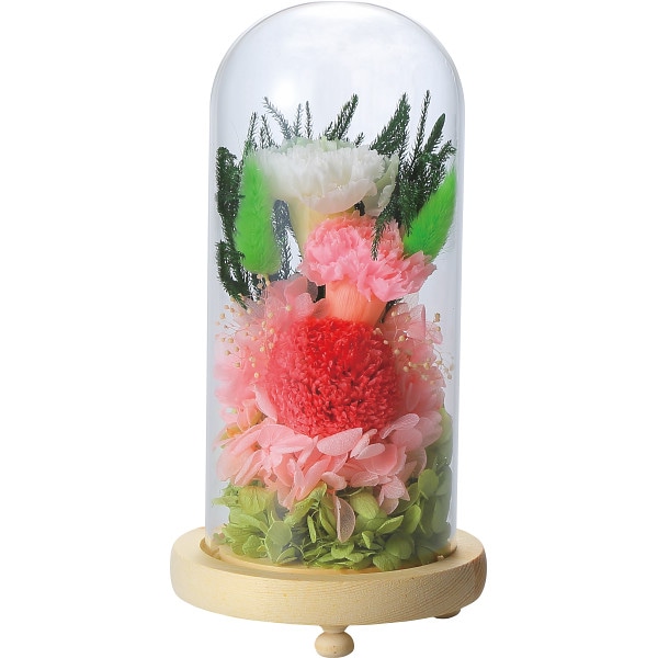 シャディ お供えガラスドームアレンジメント 1個(ご注文単位1個)  【直送品】