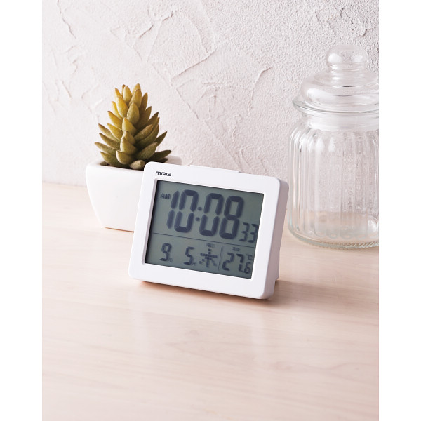 シャディ デジタル目覚まし時計ブリム 1個(ご注文単位1個)  【直送品】