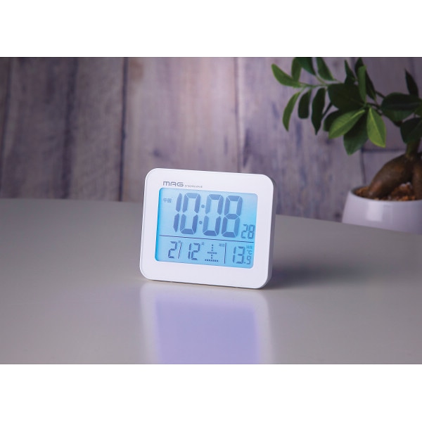 シャディ MAG デジタル電波目覚まし時計ファルマン 1個(ご注文単位1個) 【直送品】