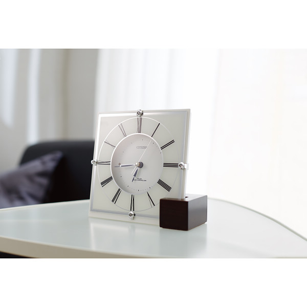 シャディ シチズン 電波時計(掛置兼用) 1個(ご注文単位1個) 【直送品】