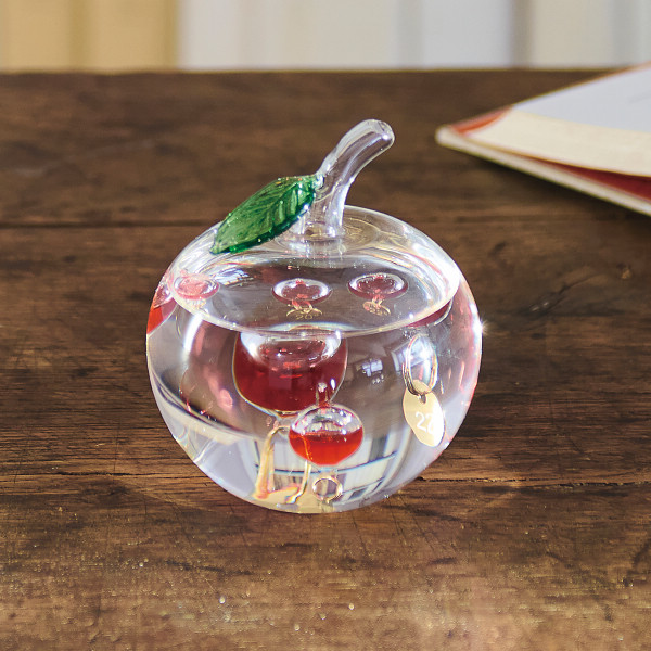 シャディ ガラスフロート温度計 りんご 1個(ご注文単位1個) 【直送品】