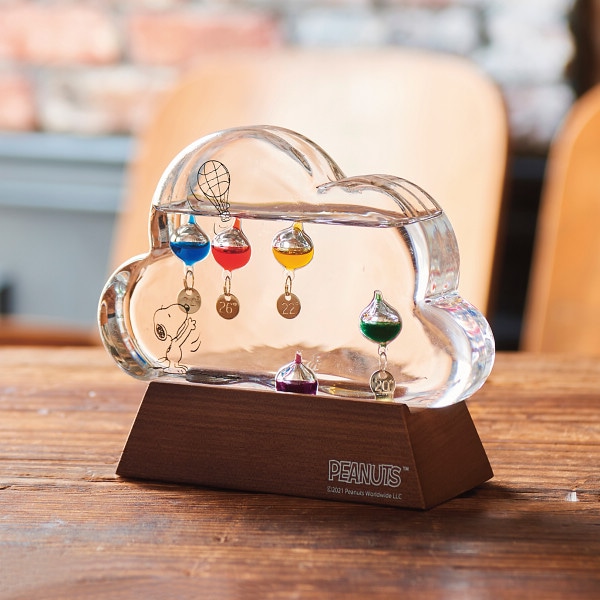 シャディ スヌーピー ガラスフロート温度計クラウド 1個(ご注文単位1個) 【直送品】