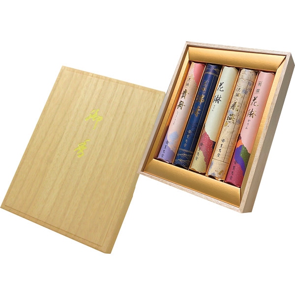 シャディ 薫寿堂　花琳アソート　短寸５入（桐箱入） 1個(ご注文単位1個)  【直送品】