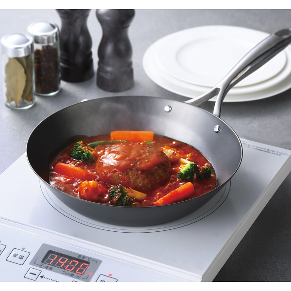 シャディ 窒化加工　鉄フライパン（２４┣ｃｍ┫） 1個(ご注文単位1個)  【直送品】