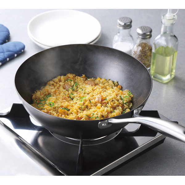 シャディ 窒化加工　鉄深型フライパン（２６┣ｃｍ┫） 1個(ご注文単位1個)  【直送品】