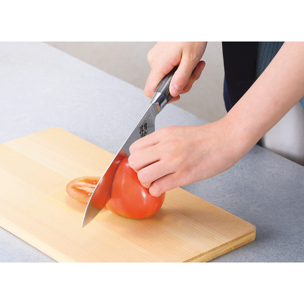 シャディ 煌刃乃波　ダマスカス三徳包丁 1個(ご注文単位1個)  【直送品】