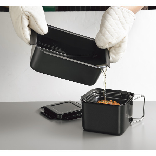 シャディ ポコフリット　角型オイルポット（８００┣ｍｌ┫） 1個(ご注文単位1個)  【直送品】