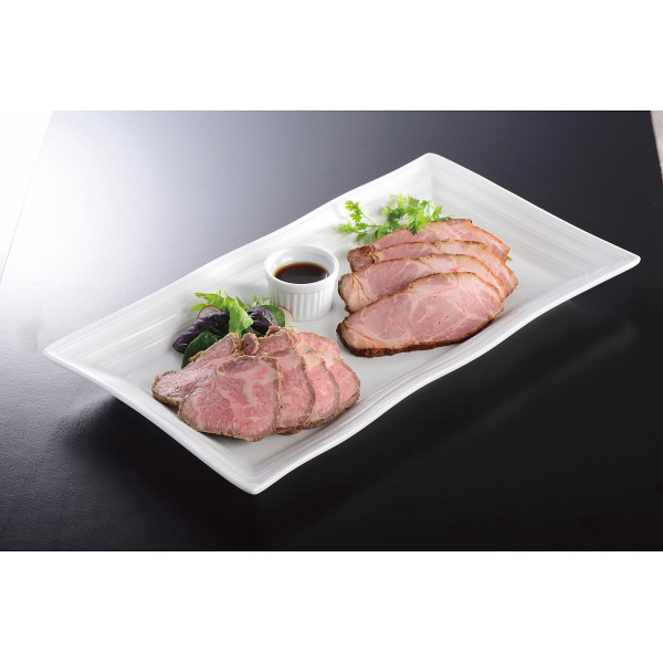 シャディ 米久　王様のローストビーフ＆ローストポークセット 1個(ご注文単位1個) ※軽 【直送品】