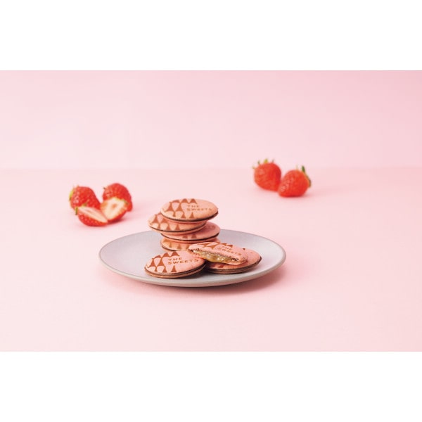 シャディ ザ・スウィーツ 苺キャラメルサンドクッキー(12個) 1個(ご注文単位1個) ※軽 【直送品】