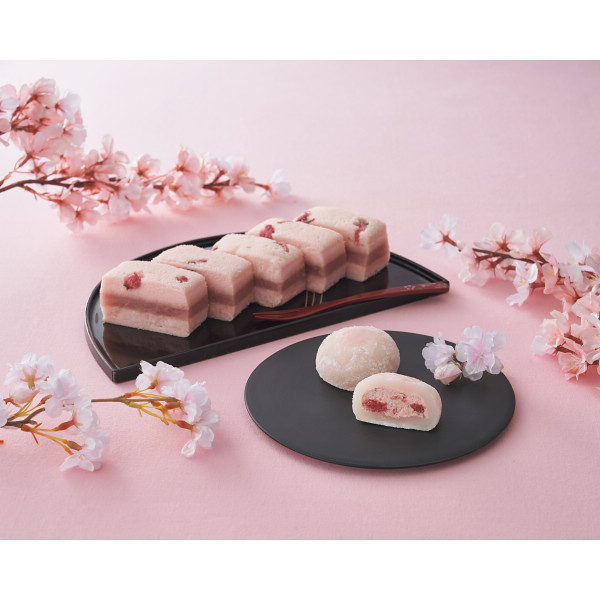 シャディ 新杵堂　桜ふわふわ・苺ムース大福セット 1個(ご注文単位1個) ※軽 【直送品】
